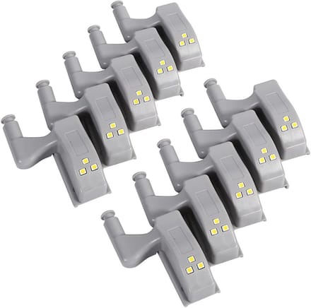LED Sensorlamp voor Kastscharnieren met Bewegingssensor voor Keukenkast en Kledingkast (Warmwit)