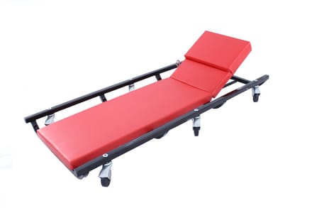 TRUTZHOLM - Mobiele Assemblagetafel - 100 cm - Oprolbaar - Werkplaatstafel Verrijdbaar - Heavy-Duty - Werkbank