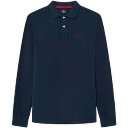 Polo met lange mouwen Hackett Logo Slim Fit
