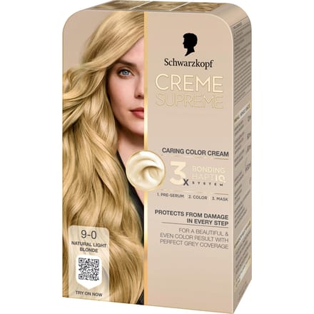 Schwarzkopf Creme Supreme 9-0 Natural Light Blonde 1 st