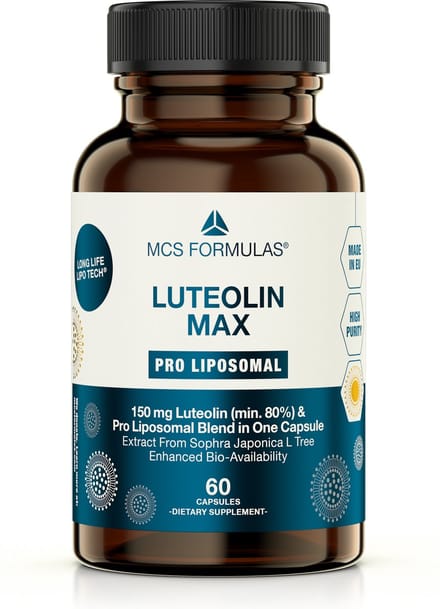 Luteolin Pro Liposomal - 150mg - NO ADDITIVES - 60 Capsules