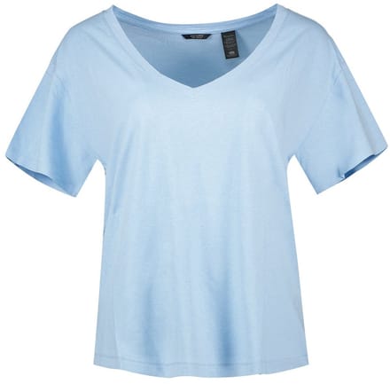 Dockers Deep T-shirt Met Korte Mouwen En V-hals Blauw S Vrouw