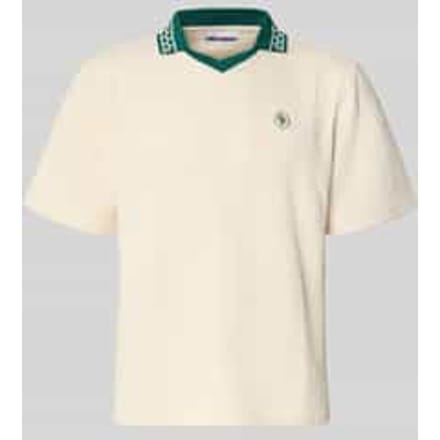 regular fit poloshirt met gestikt logo model 'Fancy'