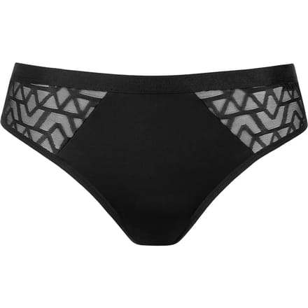 Zwarte elegante slip Lisca Opal - Zwart - Maat - 48