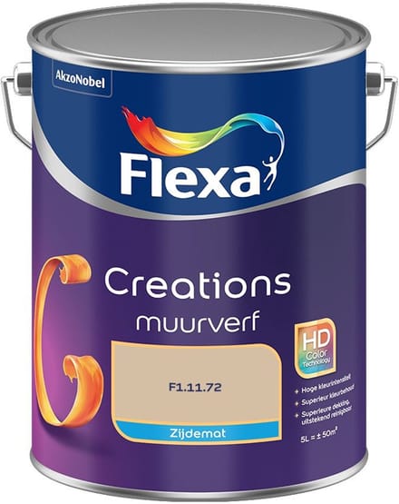 Flexa - Creations Muurverf Zijdemat - F1.11.72 - Mengverf - 5 L