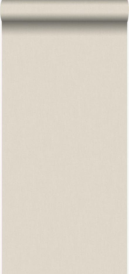 Origin Wallcoverings behang linnen vanille beige - 53 cm x 10.05 m - 347006