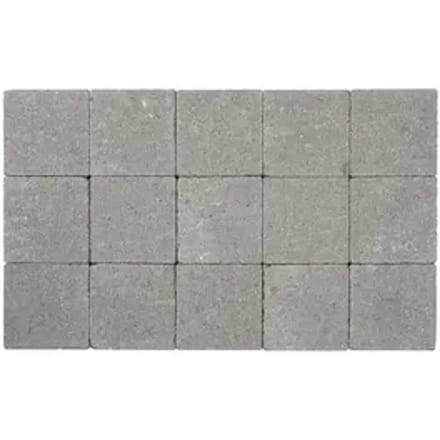 Cobo Garden Klinker - Getrommeld Beton - Muisgrijs - 15x15x6cm - 0,023m²