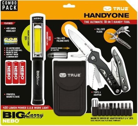 True - Handyone - 18 in 1 Handytool + Nebo Larry + 9 bits & adapter