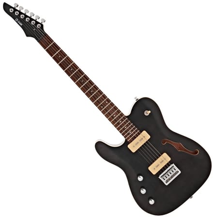 G4M 734 SH Elektrische Gitaar (LH) Transparant Zwart
