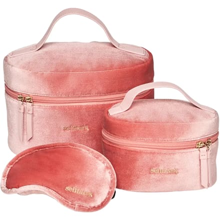 Set van toilettassen en slaapmasker voor vrouwen Selmark PC1 Style ADD