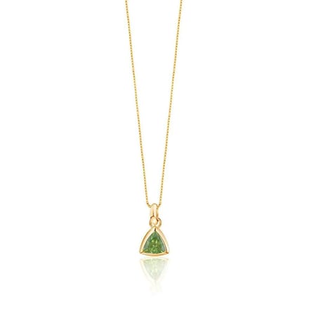 Petit Comité - Ketting Dames Geboortesteen Peridot Augustus (Goud) - Cadeau Dames