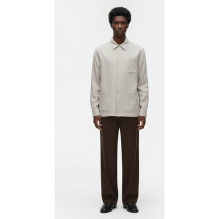 French Connection Utility Linen Stone Taglia: S | Camicie Business Outlet | Uomo | Bianco