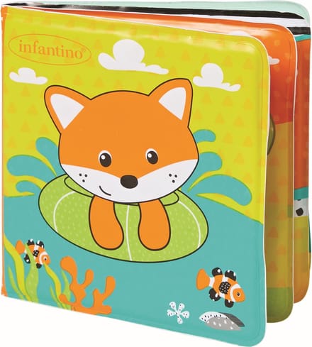 Infantino - Explore & Play Badboek - Babspeelgoed - boekje - vos - speelgoed - babyspeelgoed