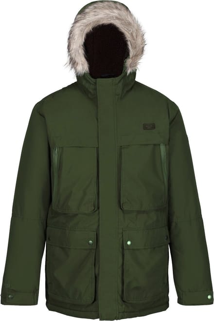 Regatta Heren Volter Parka Winterjas Dark Khaki Maat M