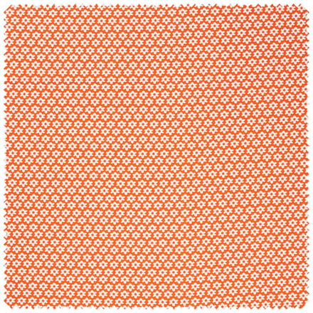 Katoenen poplin stof "Daisy" - Oranje