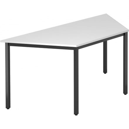 DORAN DQTR D - Wit 160 x 69 met vierkante buis / Zwart