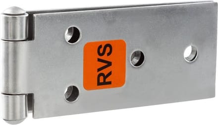 Starx scharnier met vaste pen - 32 x 140 mm - RVS - 2 stuks