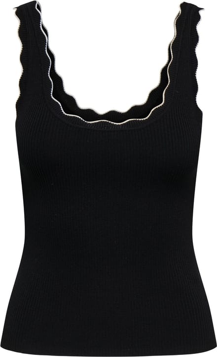 ONLY- JDYNANNA S/L SCALLOP EDGE TOP KNT NOOS - Dames - Pullover