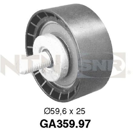 Rondsel/geleiderpoelie, V-riem SNR GA359.97