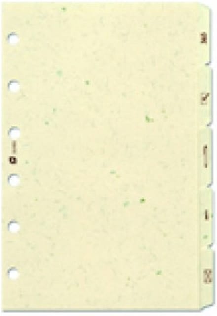 Succes XS160 - tabkaarten met symbolen 5-delig - papier crème