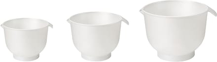Mengkommen wit, set van 3