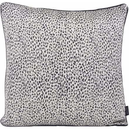 Silver Leopard Kussenhoes | Jacquard / Polyester | 45 x 45 cm | Zilver
