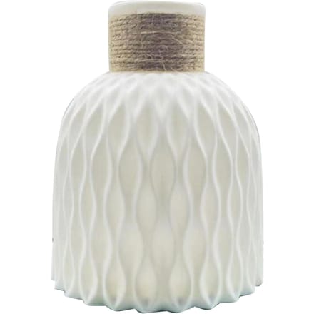 Pot de Fleurs de Bureau Pot de Plantes Forme Ananas Mignonne Décoratif Multifonctionnel Jardinière de Bureau pour la Maison blanc