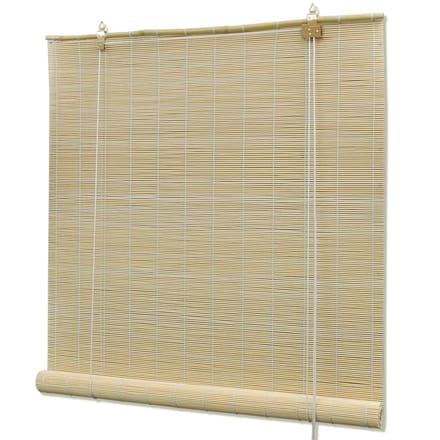 vidaXL - Rolgordijn - 150x160 - cm - bamboe - naturel
