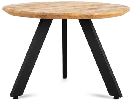 Salontafel Berlin Rond mangohout 60 cm - Naturel