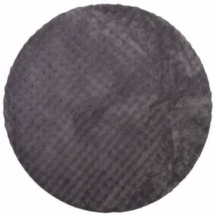 vidaXL - Vloerkleden - Rond - SIROLO - Antraciet - Ø - 200 - CM - Polyester