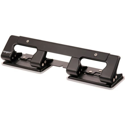 Kangaro perforator - 4-gaats - zwart - max. 12 vel