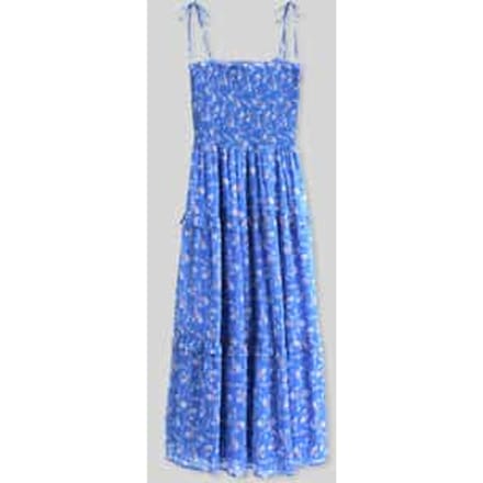 slim fit maxi-jurk met verstelbare spaghettibandjes