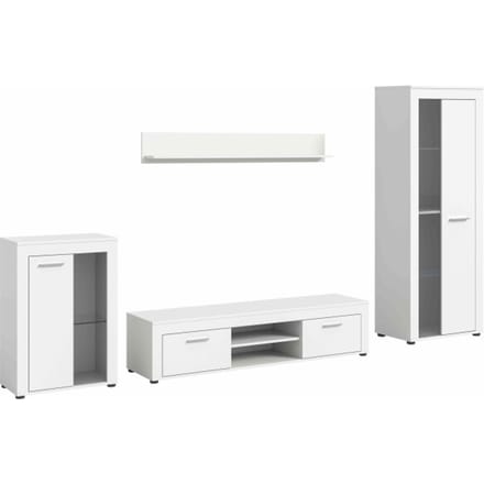 Jam woonkamercombinatie wit melamine - 35x169x310cm