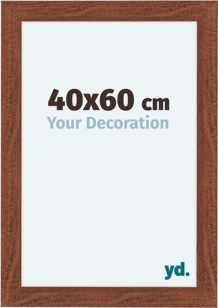 Your Decoration - Fotolijst 40x60 cm - MDF - Walnoot - Como