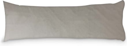 Velvet Body Pillow Taupe Grijs - Body Pillow + Velvet Sloop