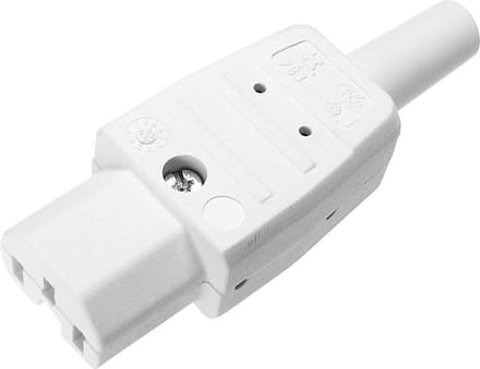Kaiser Apparaatsteker - 250V - 3-Pins - Wit