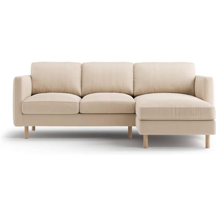 Hoekbank Eden rechts velvet | Micadoni