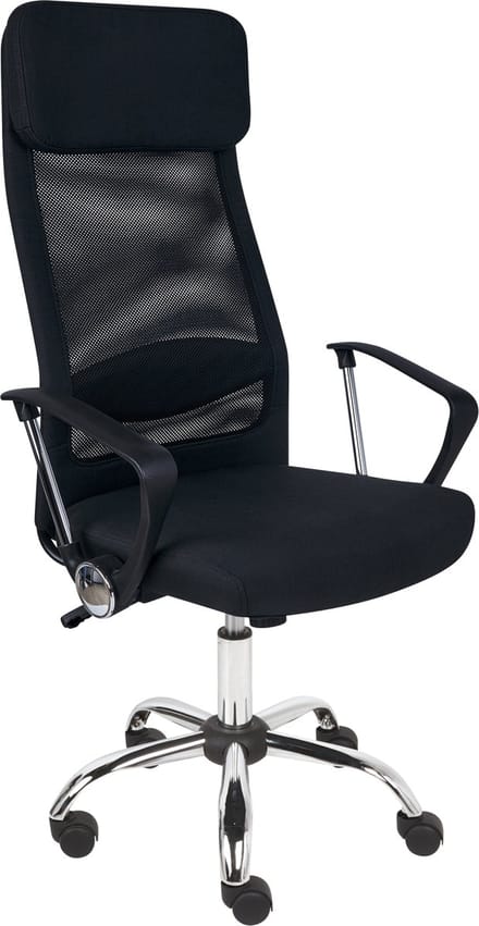 PIONEER II - Bureaustoel - Zwart - Polyester
