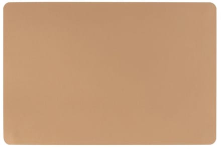 Secret de Gourmet Placemat set van 4 - Camel - Lederlook - 45 x 30 cm - Onderleggers