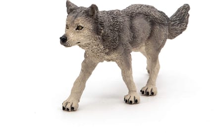 Speelfiguur - Bosdier - Grijze wolf