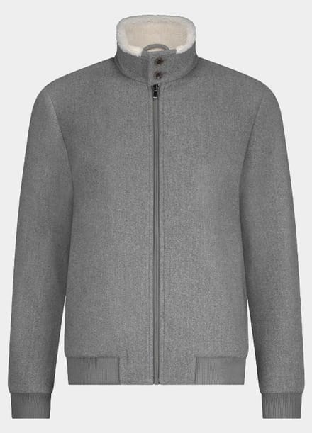 Born With Appetite Winterjack Grijs Duke Outdoor Jacket BWA25301DU12/941 mid grey