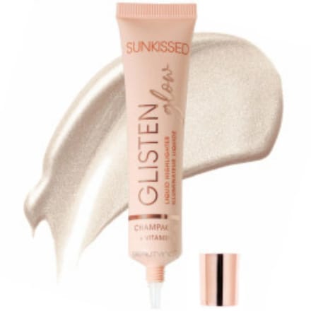 Sunkissed Glisten Glow Liquid Highlighter - Champagne - Vegan