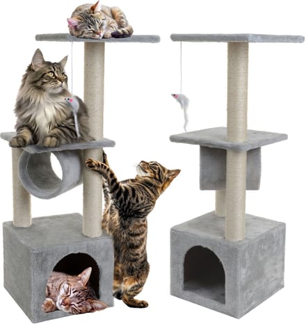 Mersjo Serie - Krabmeubel - 92 cm - Huisje - Platform - Speeltjes