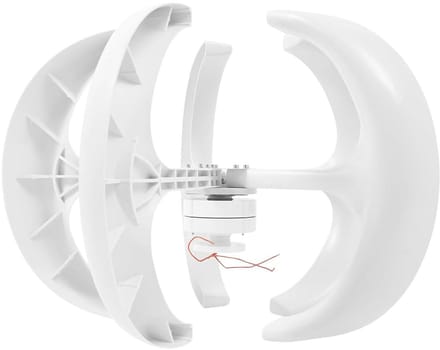 Verticale windturbine - Windgenerator - Energie opwekken - Hoge efficiëntie - 600W 12V - Wit