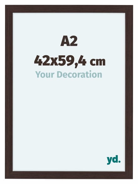 Your Decoration - Fotolijst A2 42x59,4 cm - MDF - Eiken Donker - Como