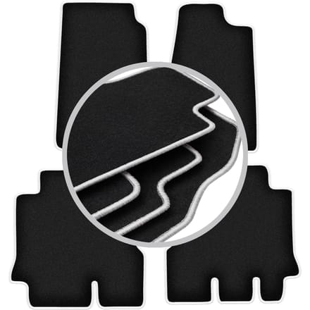 CARLUX-SILVER automatten voor: Jeep Wrangler III JK off-road (2006-2017)