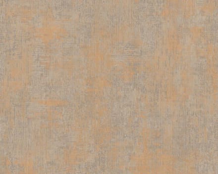 GEMELEERD BEHANG - Bruin Goud - AS Creation Siena
