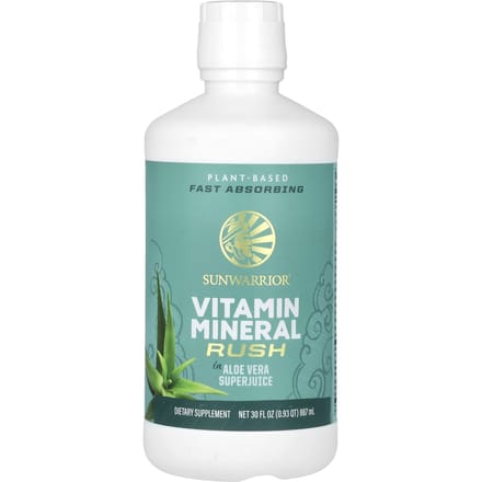 Sunwarrior, Vitamin Mineral Rush, Super Jus d'Aloe Vera, 30 fl oz (887 ml)