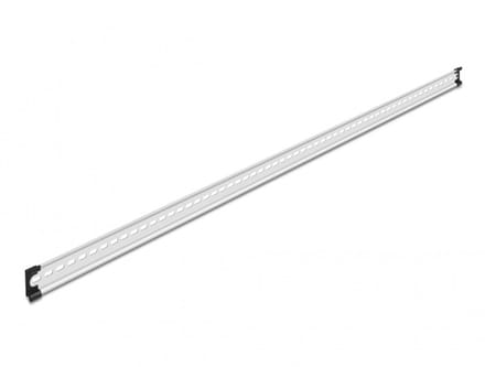 DIN-rail met sleufgaten | 100 x 3,5 x 0,75 cm | aluminium