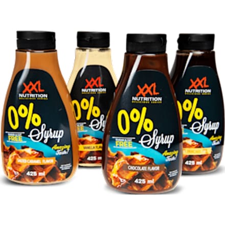 XXL Nutrition 0% Siroop Vanilla 425 ml